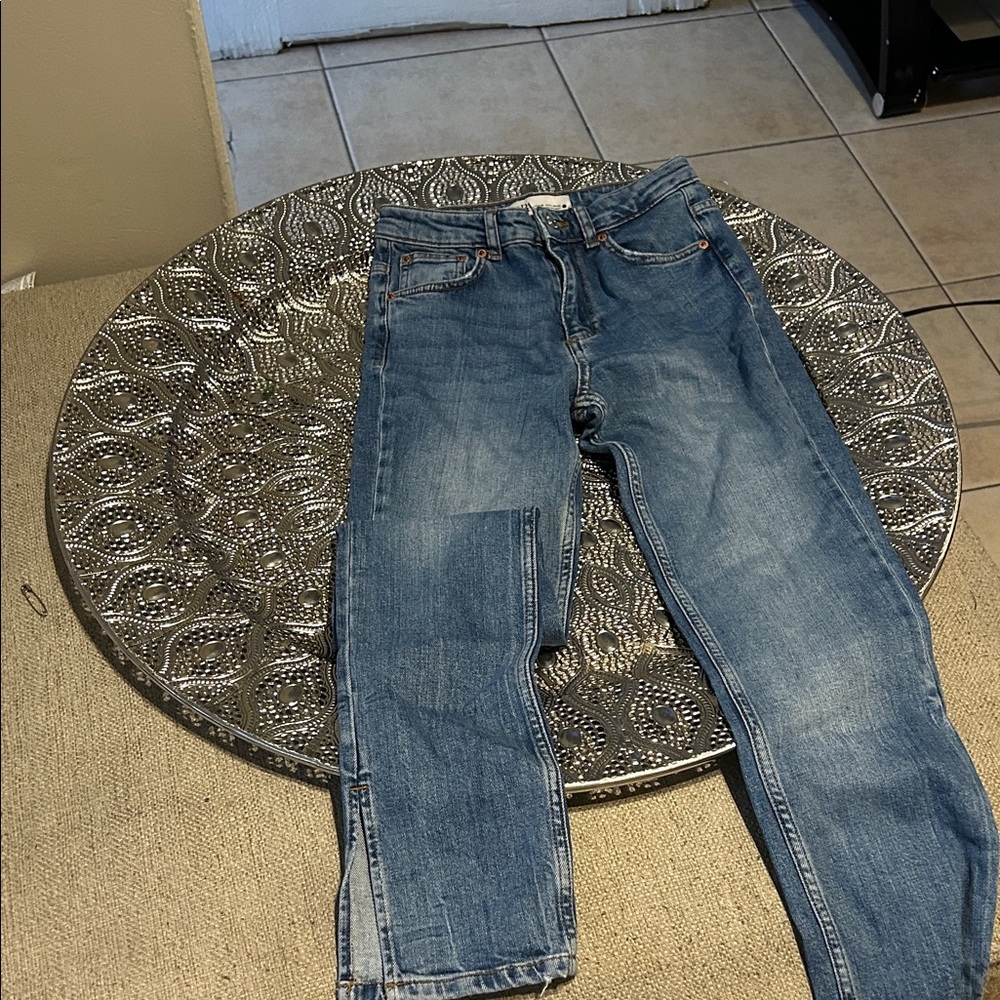 Zara Men's Skinny Jeans in Blue